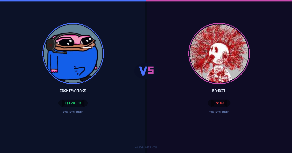 IdontPayTaxes vs Bandit preview