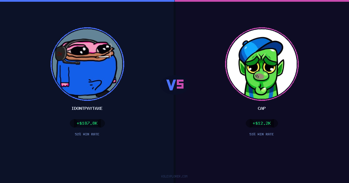 IdontPayTaxes vs Cap preview