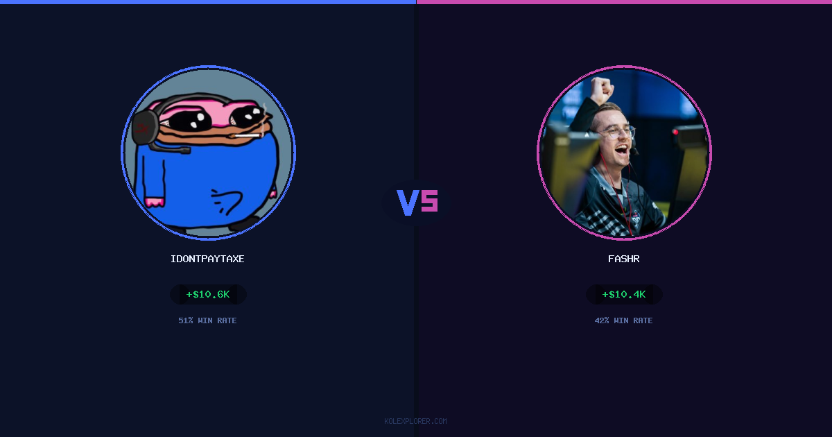 IdontPayTaxes vs FASHR preview