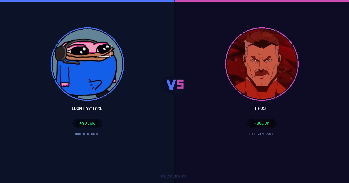 IdontPayTaxes vs Frost preview
