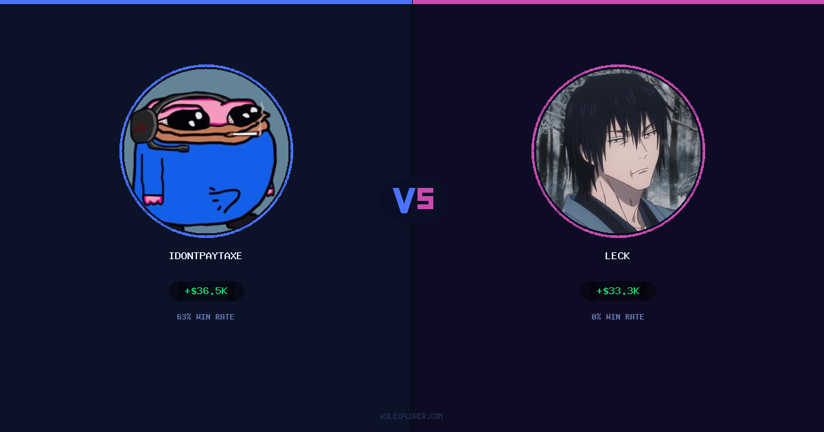 IdontPayTaxes vs Leck preview