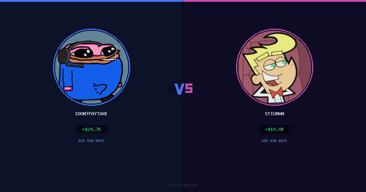 IdontPayTaxes vs Stigman preview