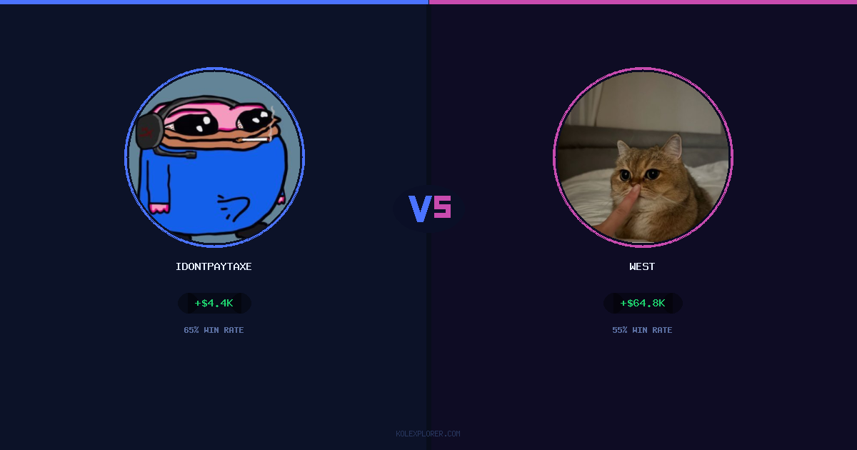 IdontPayTaxes vs West preview