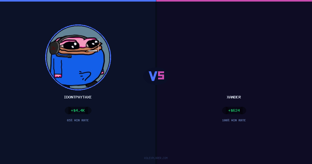 IdontPayTaxes vs Xander preview