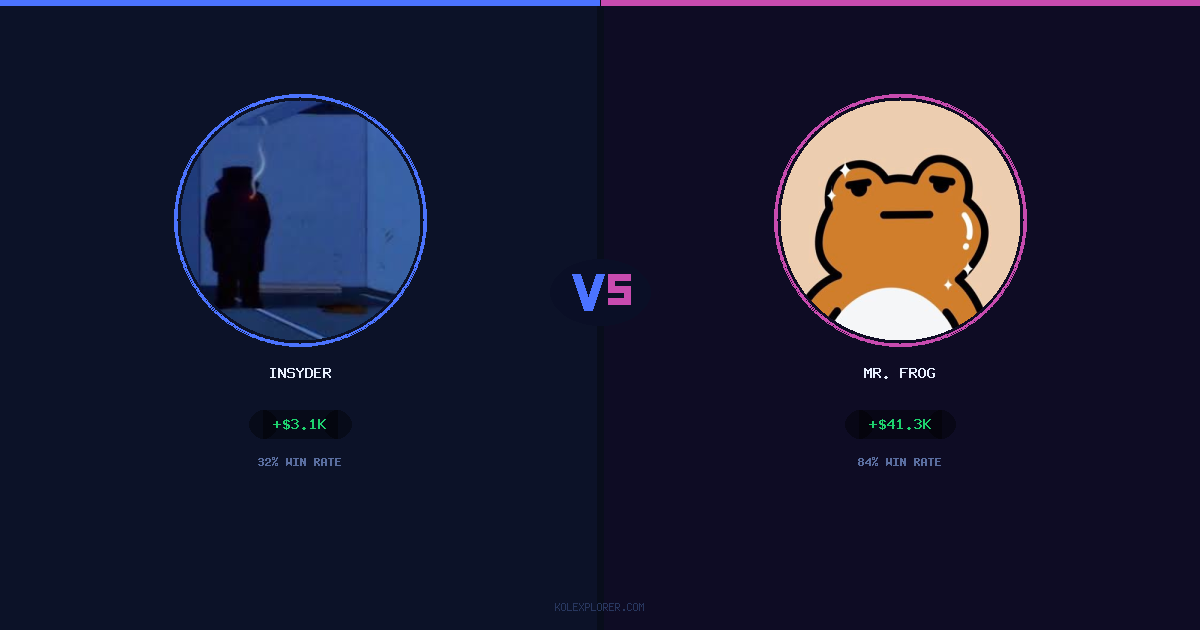 Insyder vs Mr. Frog preview