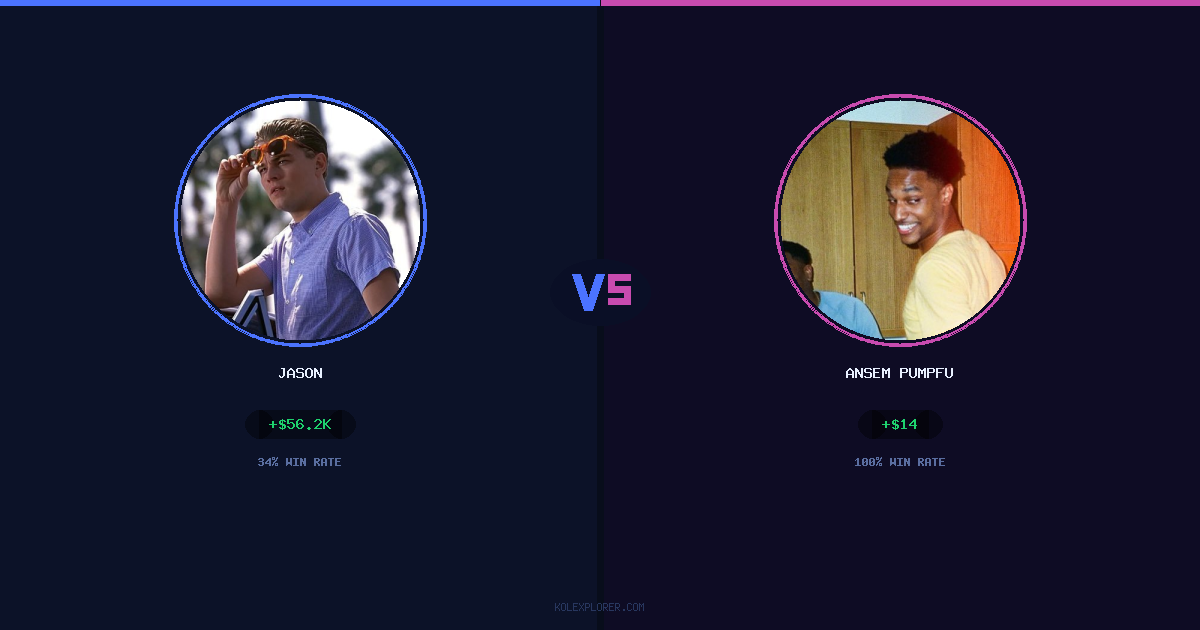 Jason vs Ansem Pumpfun preview