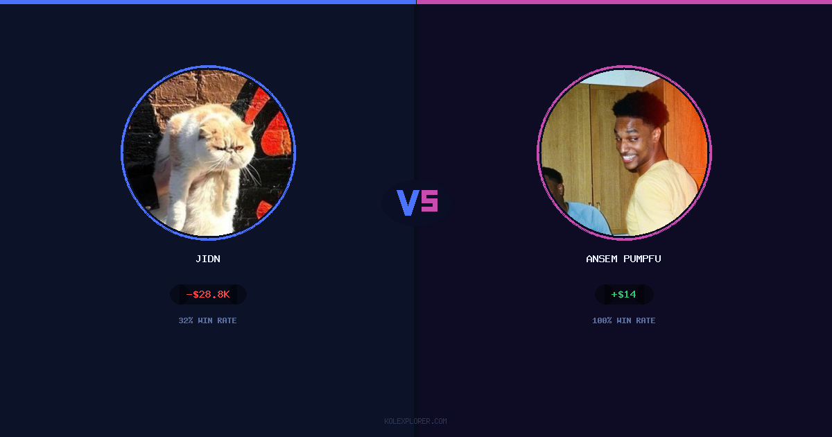 Jidn vs Ansem Pumpfun preview
