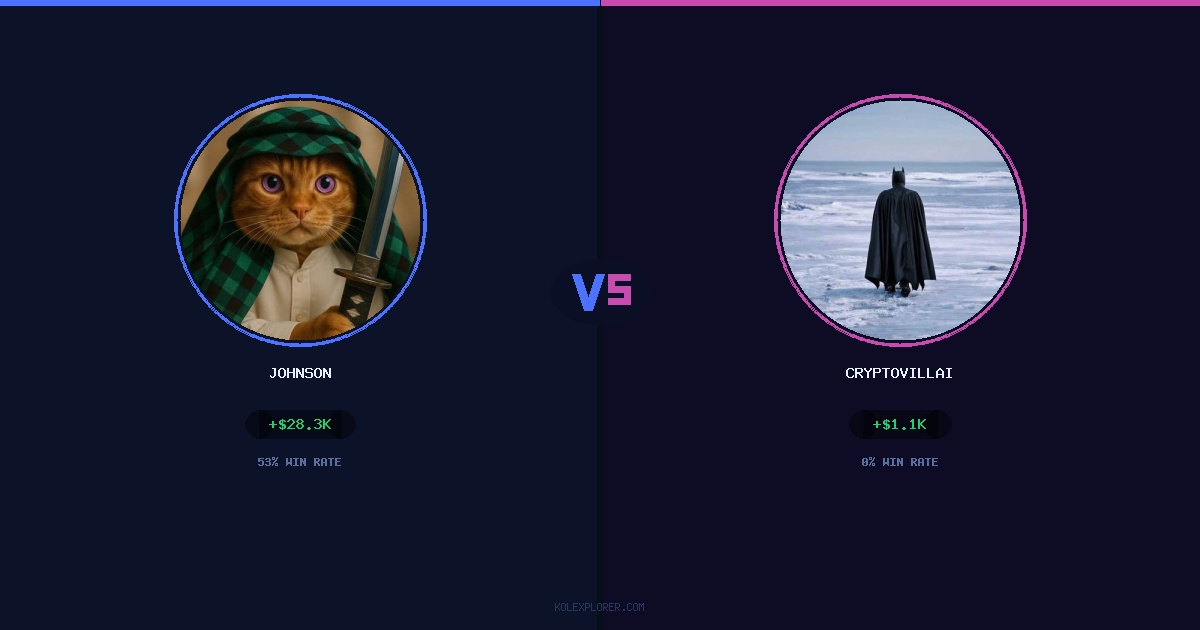 Johnson vs Cryptovillain26 preview