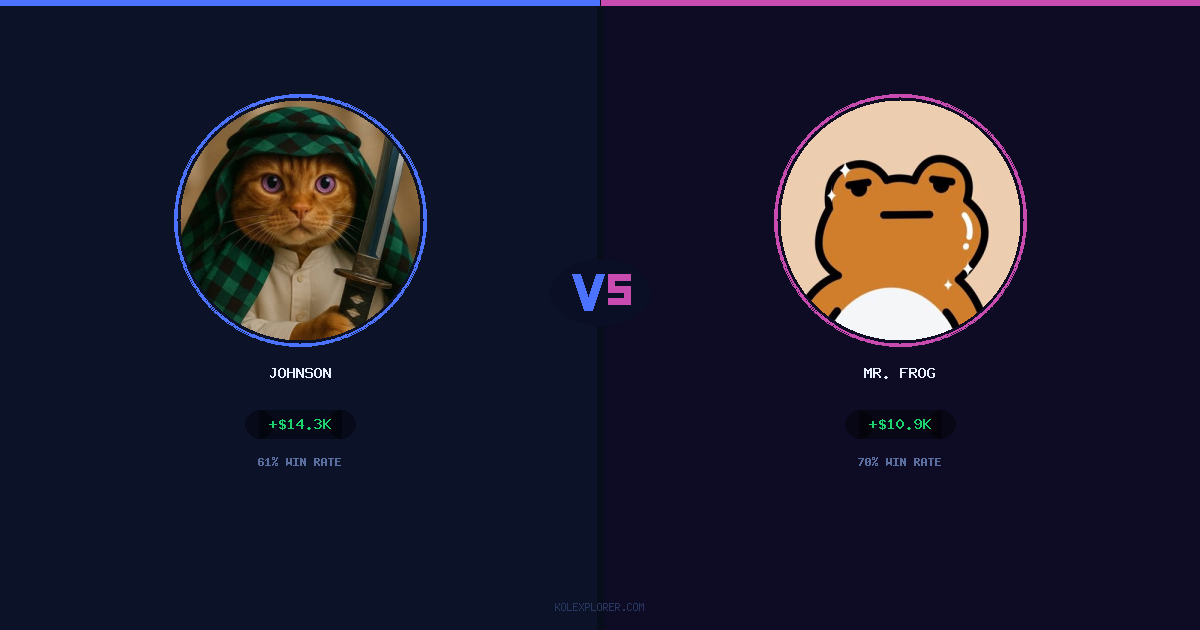 Johnson vs Mr. Frog preview