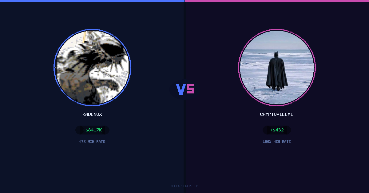 Kadenox vs Cryptovillain26 preview