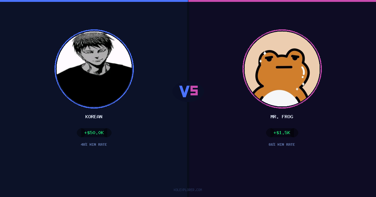 Korean vs Mr. Frog preview