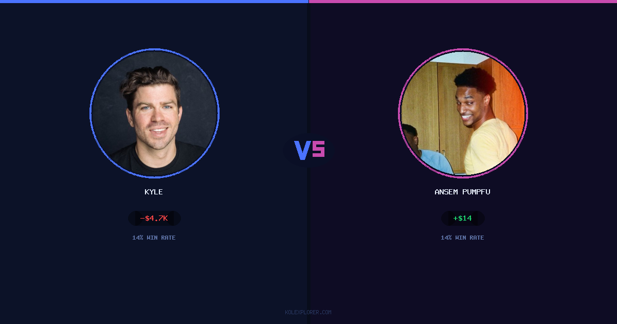 Kyle vs Ansem Pumpfun preview