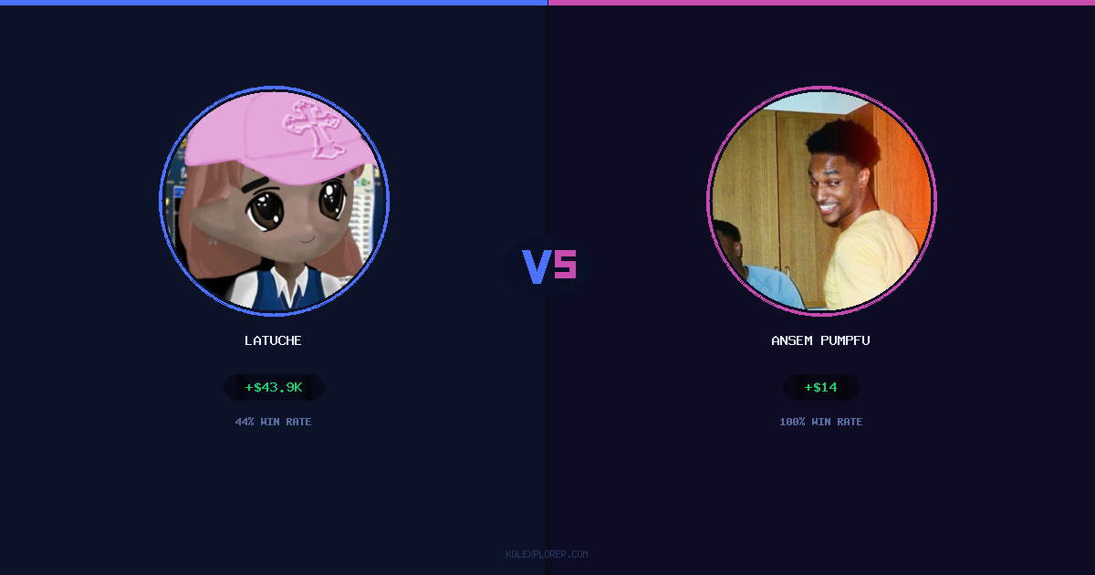 Latuche vs Ansem Pumpfun preview