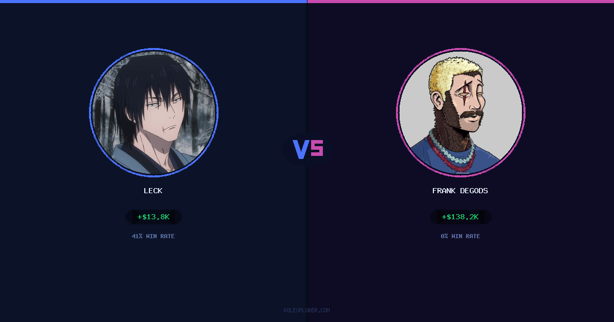 Leck vs Frank degods preview