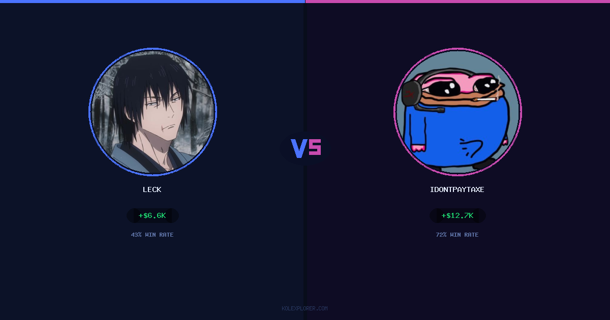 Leck vs IdontPayTaxes preview