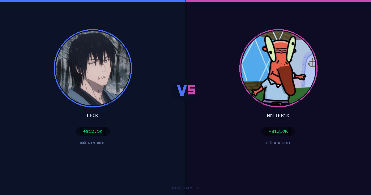 Leck vs Waiter1x preview