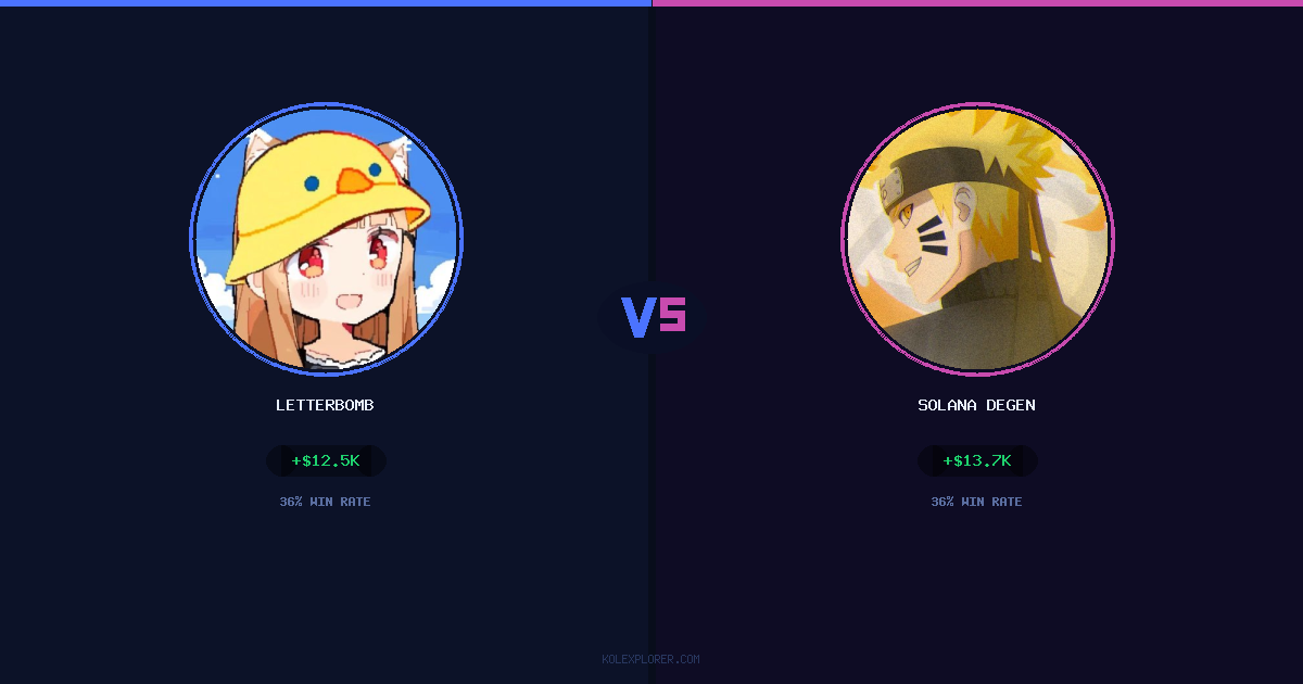 Letterbomb vs Solana degen preview