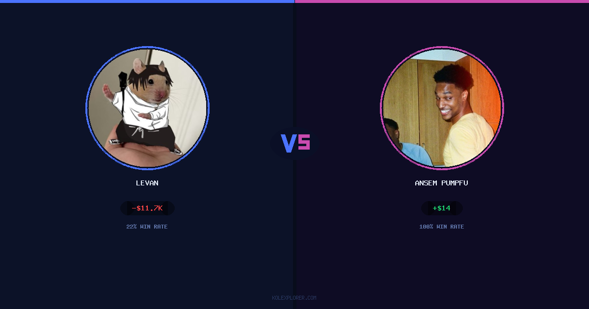 Levan vs Ansem Pumpfun preview