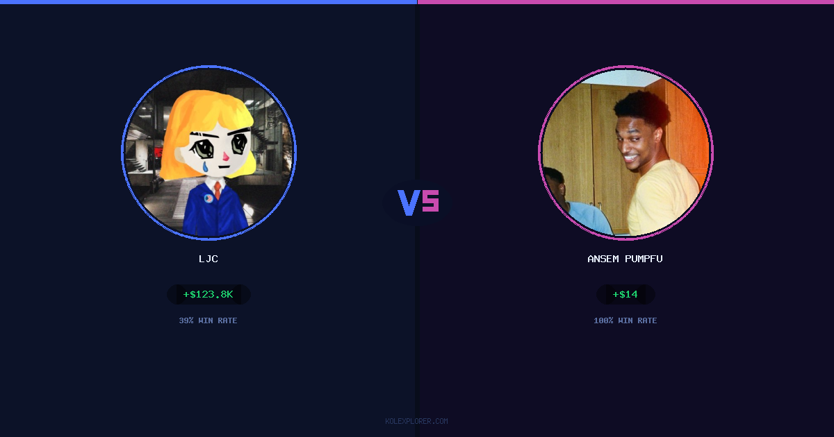 LJC vs Ansem Pumpfun preview