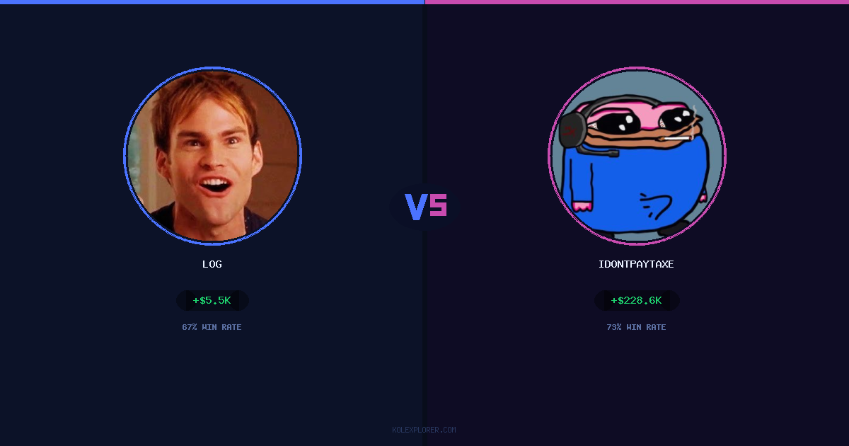 Log vs IdontPayTaxes preview