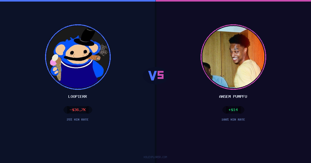 Loopierr vs Ansem Pumpfun preview