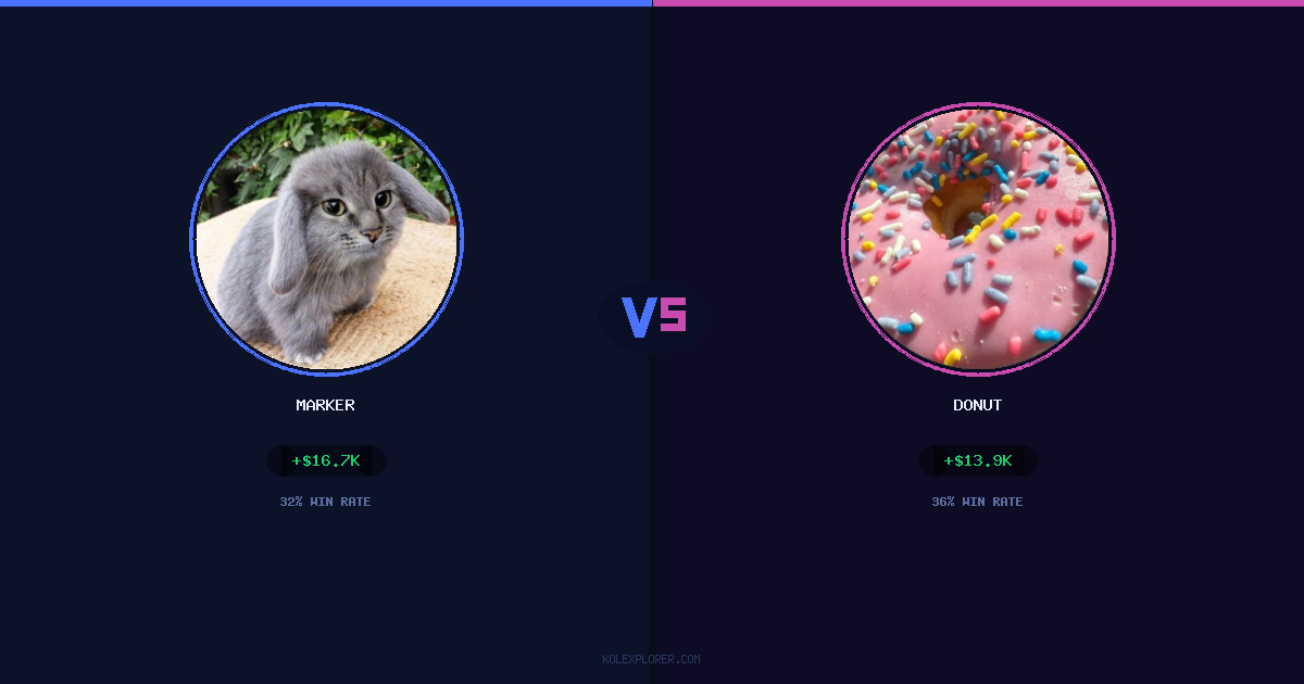 Marker vs Donut preview