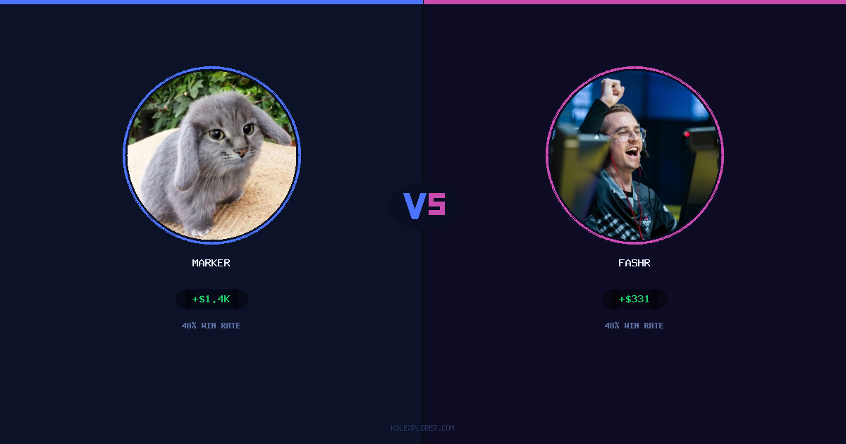 Marker vs FASHR preview