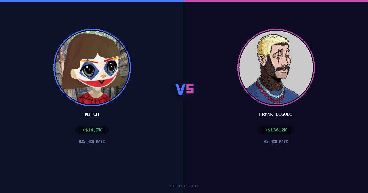 Mitch vs Frank degods preview