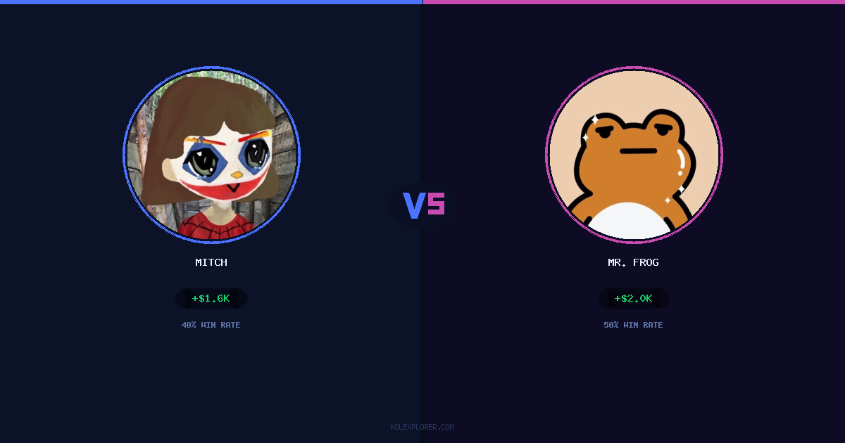 Mitch vs Mr. Frog preview