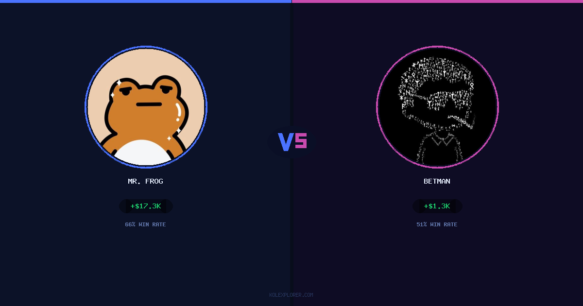 Mr. Frog vs Betman preview