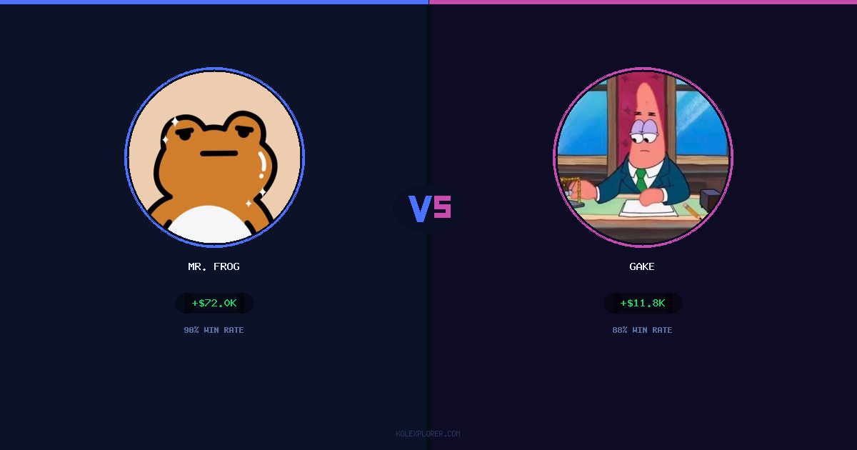 Mr. Frog vs Gake preview