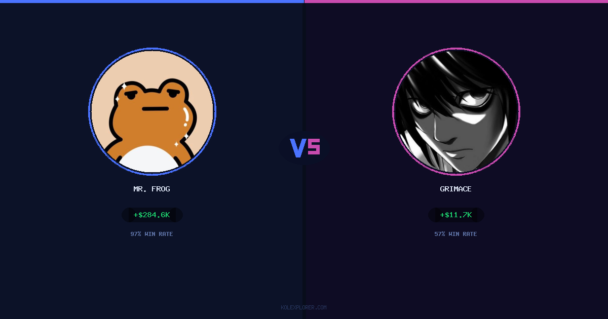 Mr. Frog vs Grimace preview