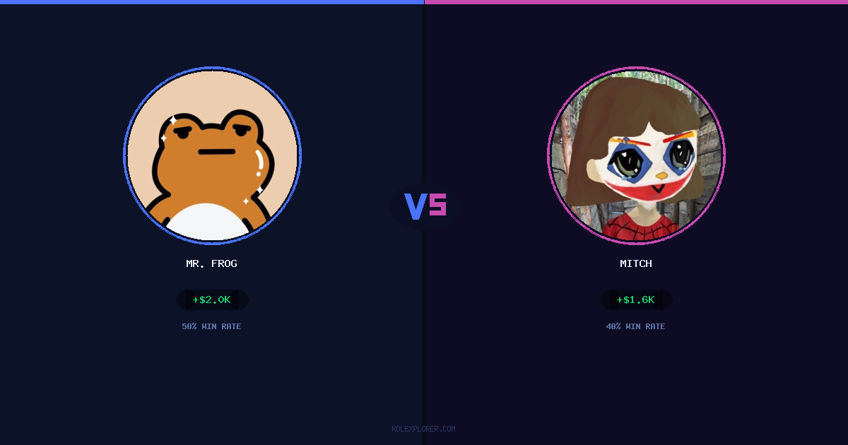 Mr. Frog vs Mitch preview
