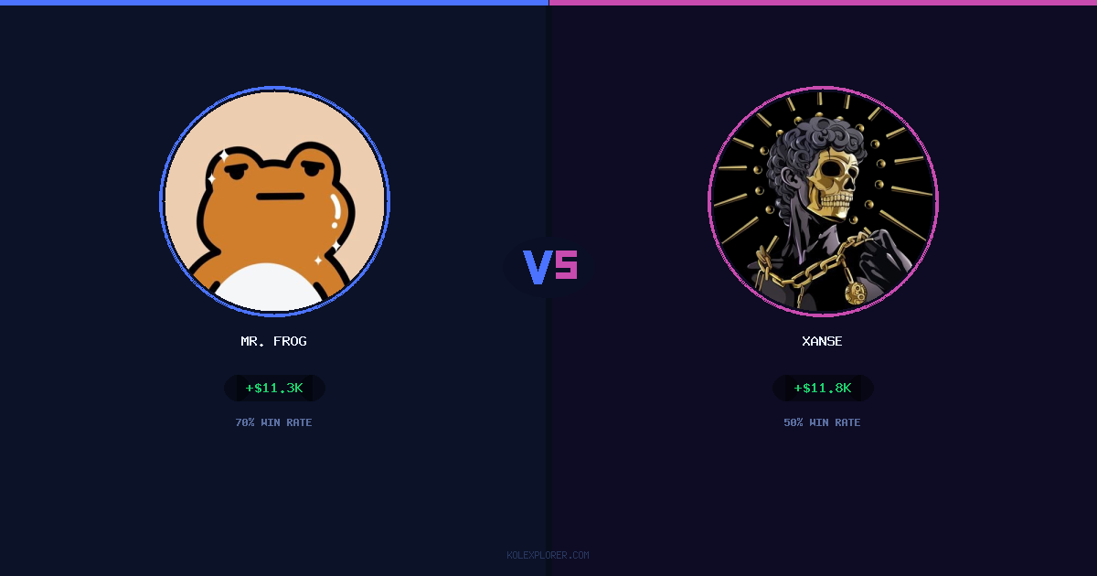 Mr. Frog vs Xanse preview