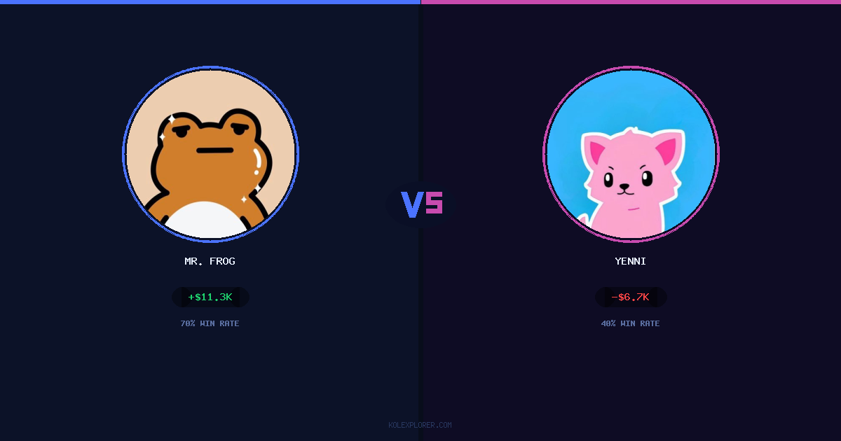 Mr. Frog vs Yenni preview