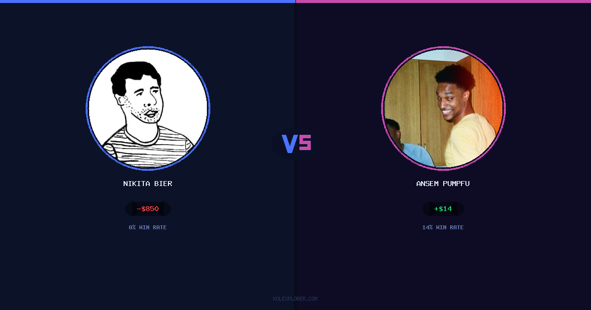 Nikita Bier vs Ansem Pumpfun preview