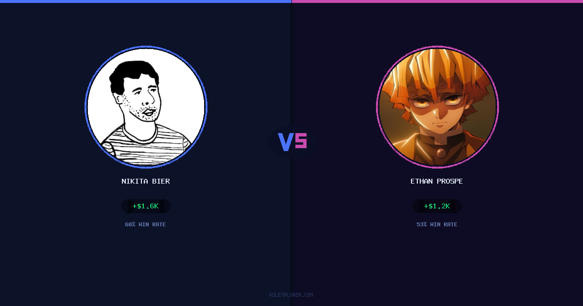 Nikita Bier vs Ethan Prosper preview