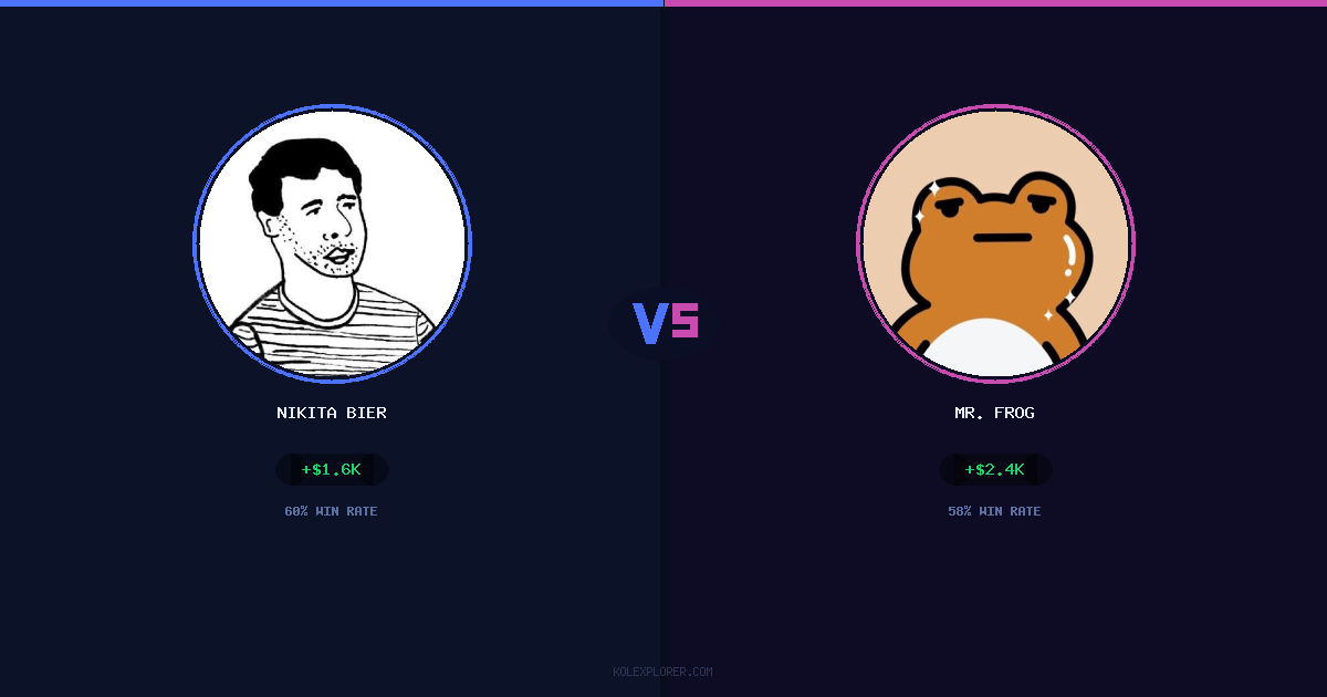 Nikita Bier vs Mr. Frog preview