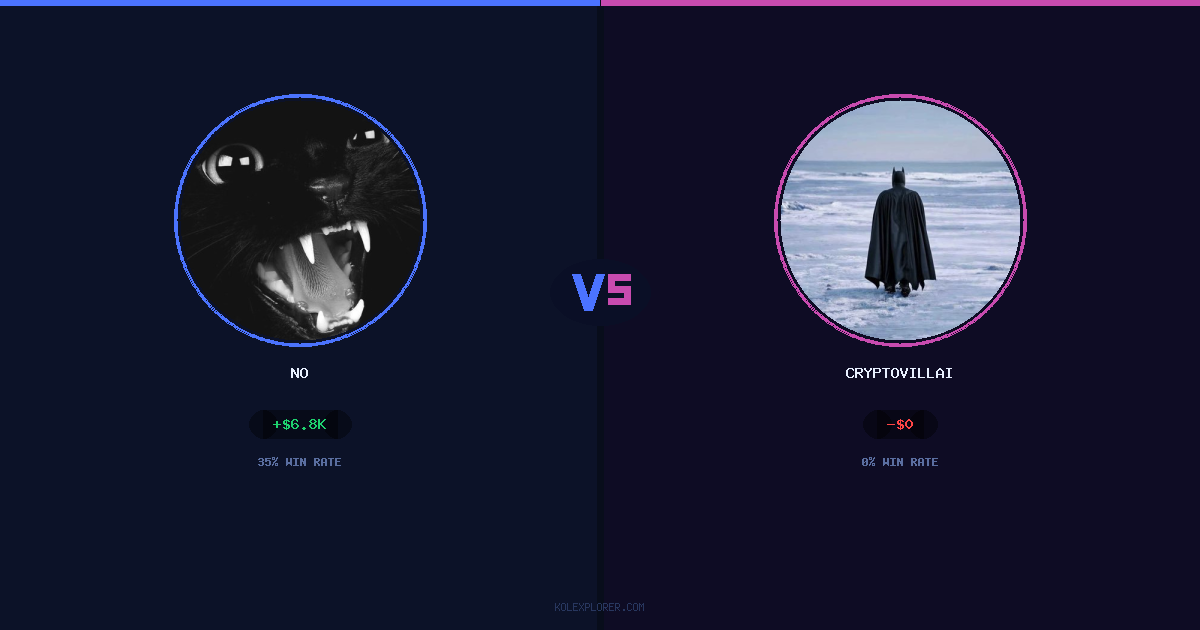No vs Cryptovillain26 preview