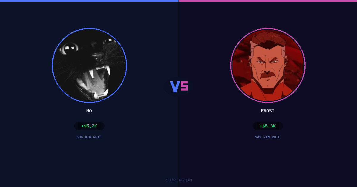 No vs Frost preview