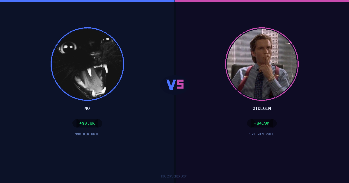 No vs QTDEGEN preview