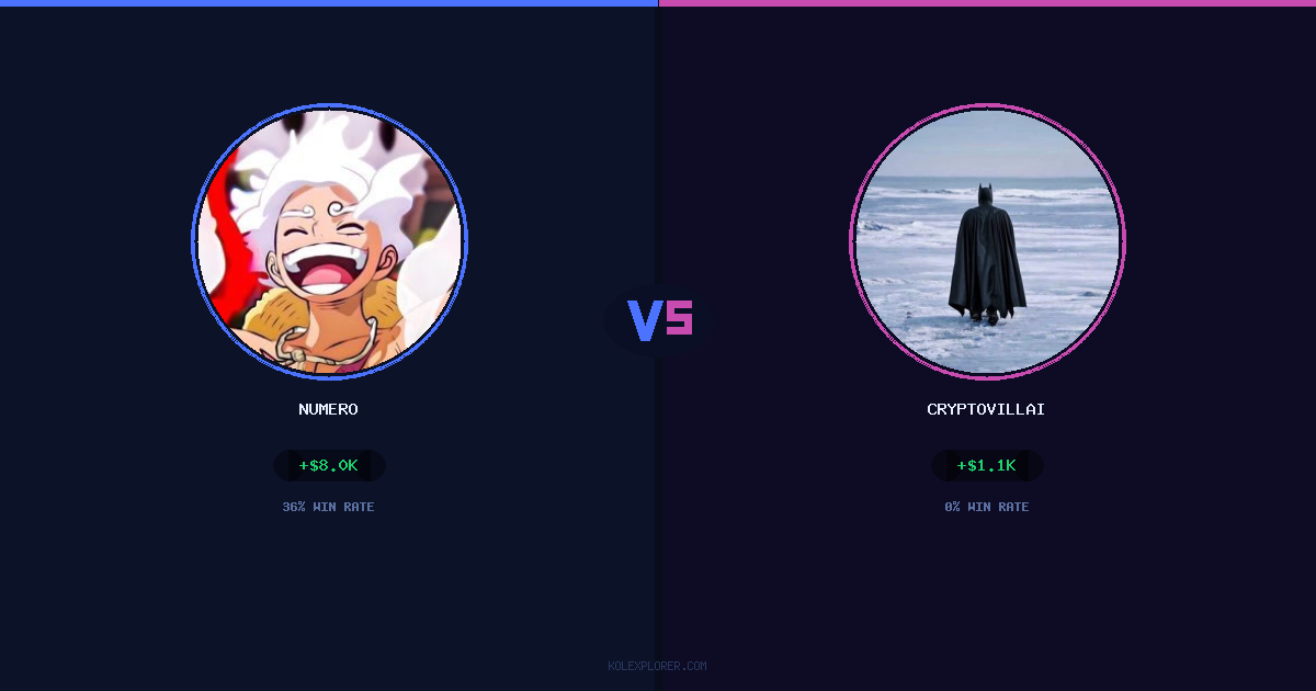 Numero vs Cryptovillain26 preview