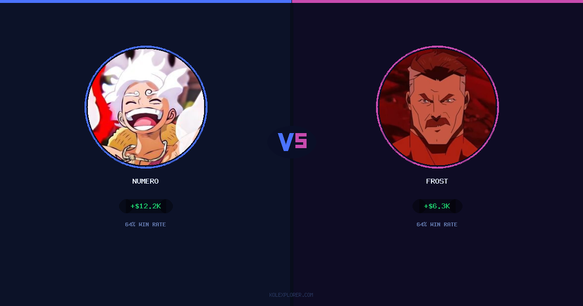 Numero vs Frost preview