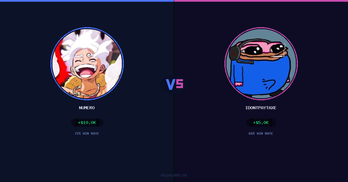 Numero vs IdontPayTaxes preview