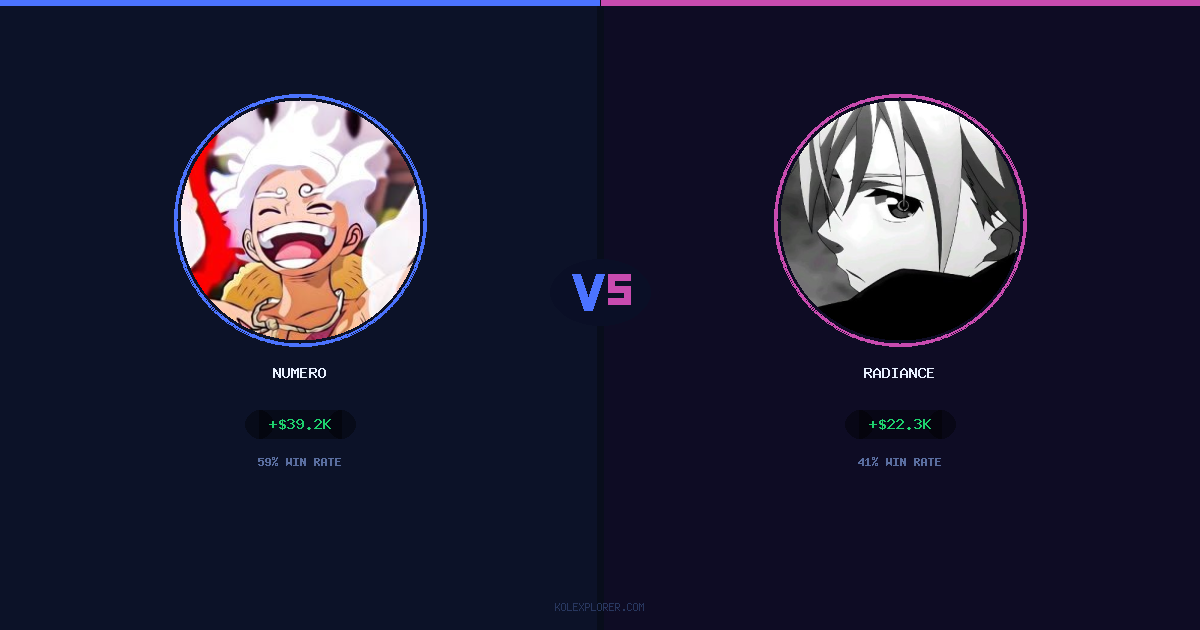 Numero vs Radiance preview