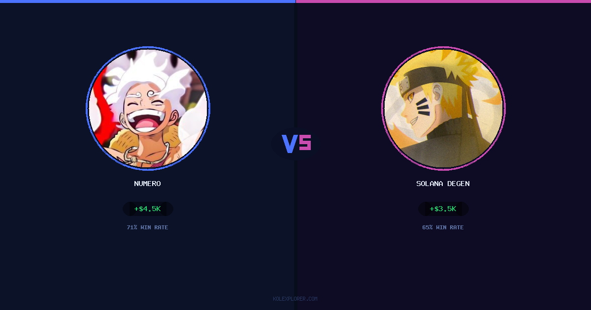 Numero vs Solana degen preview
