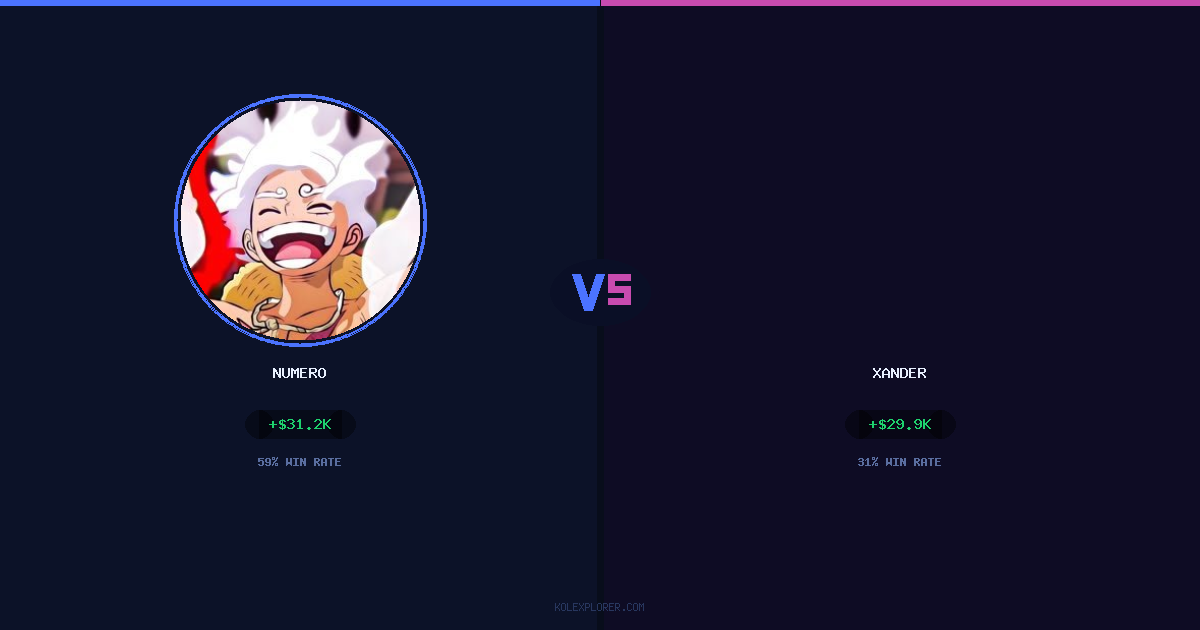 Numero vs Xander preview