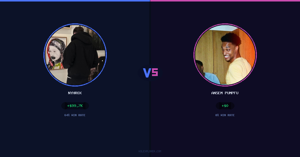 Nyhrox vs Ansem Pumpfun preview