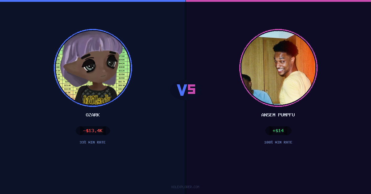 Ozark vs Ansem Pumpfun preview