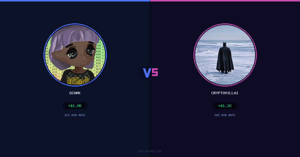 Ozark vs Cryptovillain26 preview
